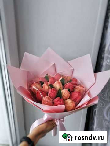 Букет из шоколадных тюльпанов Тула - изображение 1