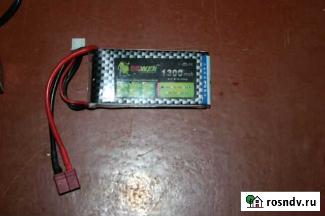 Li-Po аккумулятор 7.4 В 1300 ма\ч Симферополь - изображение 1