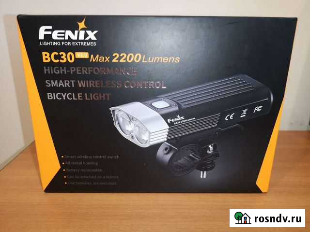 Новая Велофара Fenix BC30 V2.0 Кемерово - изображение 1