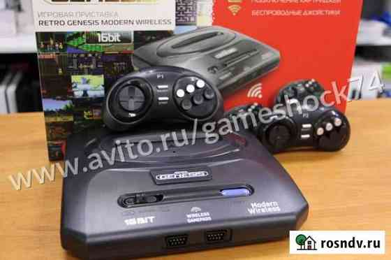 Sega Retro Genesis + 170 игр + 2 джойстика 2.4ггц Челябинск