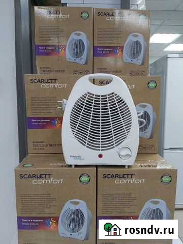 Новый электрический тепловентилятор Scarlett /72 Нижний Тагил - изображение 1
