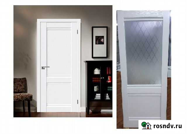Дверь межкомнатная Турин 502У Белый монохром Краснодар - изображение 1