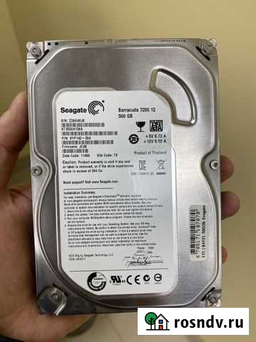 Жесткий диск 500gb Seagate Смоленск - изображение 1