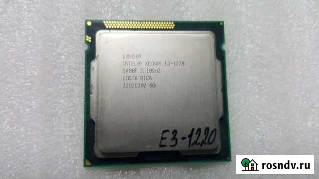 Процессор S-1155 Xeon E3-1220 Ростов-на-Дону - изображение 1