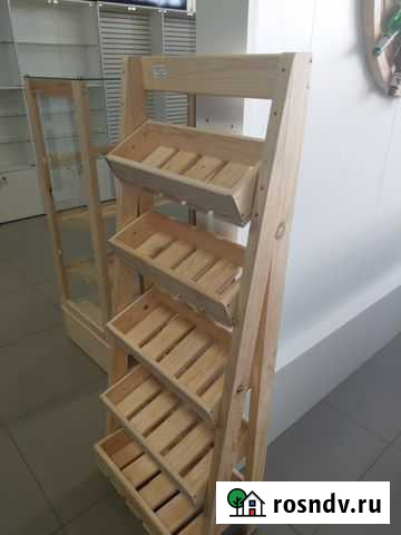 Стеллаж деревянный под чипсы, специи Новосибирск - изображение 1