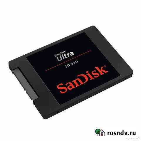 4TB SSD TLC SATA 3 550 Мбайт/с WD SanDisk Ultra 3D Новосибирск