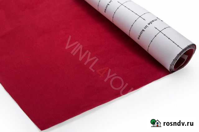 Корейская алькантара самоклеющаяся бордовая Москва - изображение 1