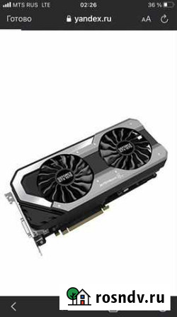 Видеокарта 1080ti palit jeatstream Магнитогорск - изображение 1