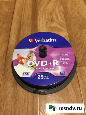 DVD+R Verbatim 4.7GB 16x «Новые» Белгород - изображение 1