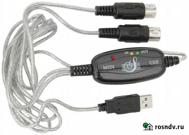 Кабель usb midi Сочи - изображение 1