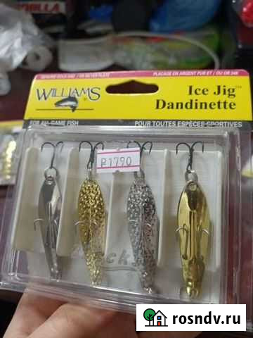 Блесна Williams набор Ice Jug 4шт Чистополь - изображение 1