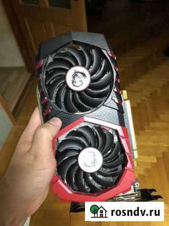 Видеокарта gtx 1050 ti MSI Gaming X Липецк - изображение 1