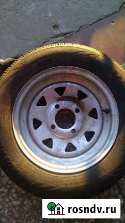 Запасное колесо 4 шпильки 145/70R12 Благовещенск - изображение 1