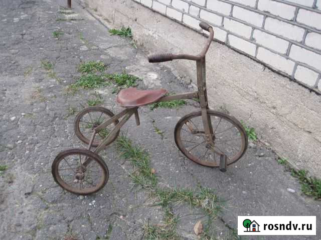 Антикварный детский трёхколёсный велосипед СССР Рудня - изображение 1