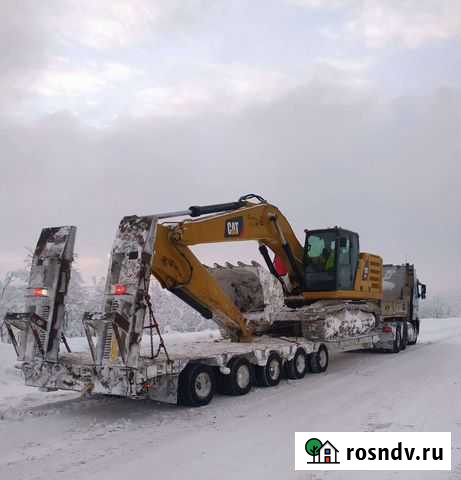Грузоперевозки спецтехники тралом. Услуги трала Мурманск - изображение 1
