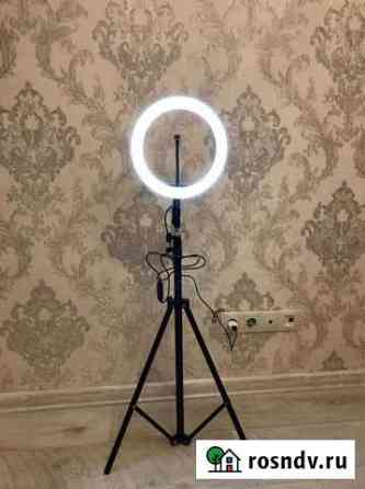 Кольцевая лампа ZD-666 Ring Light 26cm с штативом Владикавказ