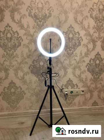 Кольцевая лампа ZD-666 Ring Light 26cm с штативом Владикавказ - изображение 1