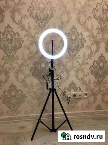 Кольцевая лампа ZD-666 Ring Light 26cm с штативом Владикавказ - изображение 1