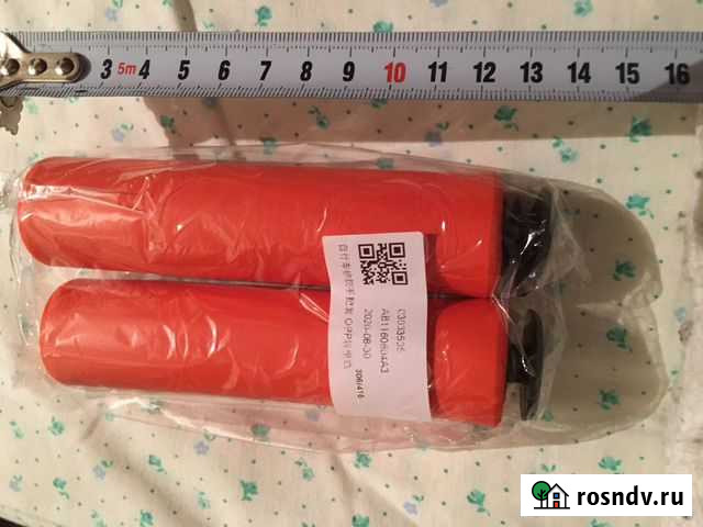 Грипсы велосипедные с заглушкой Ростов-на-Дону - изображение 1