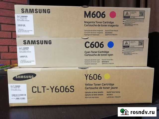 Картриджи оригинальные CLT-С606S, CLT-М606S Воронеж - изображение 1