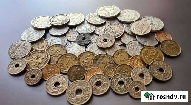 Коллекция монет Франции 1904-1955гг Ярославль - изображение 1