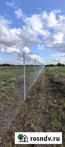 Забор из сетки рабицы большие объемы + Работы Тосно - изображение 1