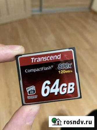 Transcend udma7 64Gb 800x Уфа - изображение 1