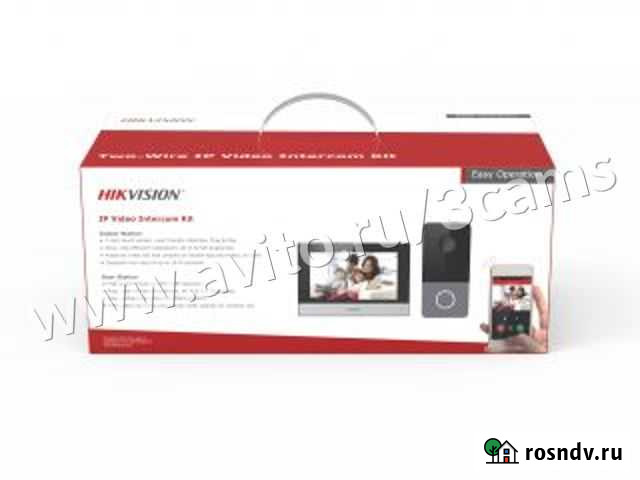 IP-комплект видеодомофонии DS-KIS603-P Краснодар - изображение 1