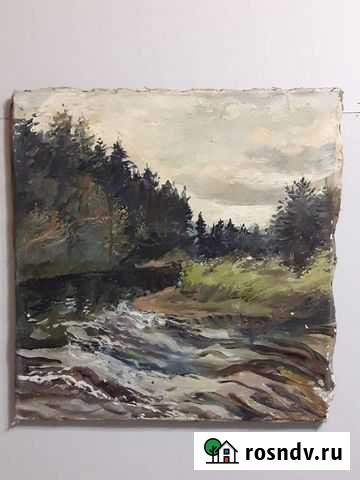 Картина На реке Выборг - изображение 1