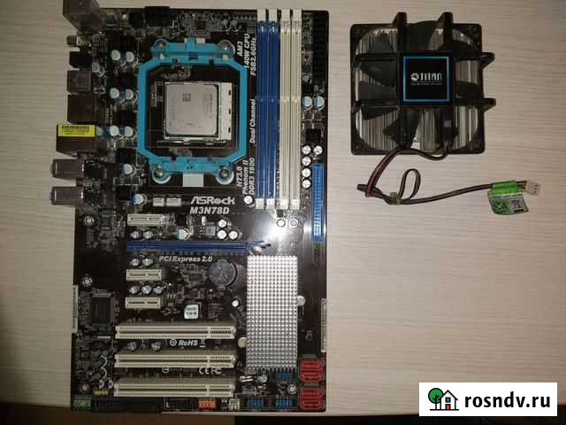 Материнская плата ASRock M3N78D Нижний Новгород - изображение 1