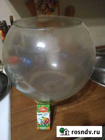 Аквариум круглый 20 литров Ижевск - изображение 1