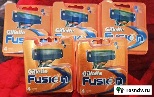 Gillette Fusion 4 шт Уфа - изображение 1