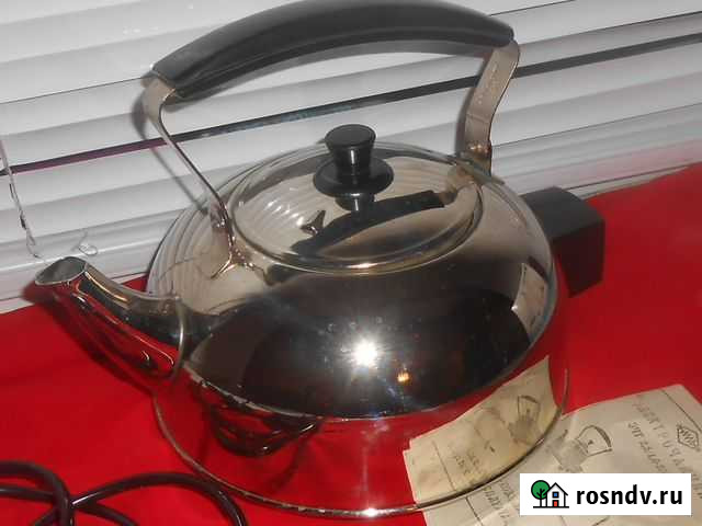 Латунный эл.чайник,новый в коробке СССР Киселевск - изображение 1