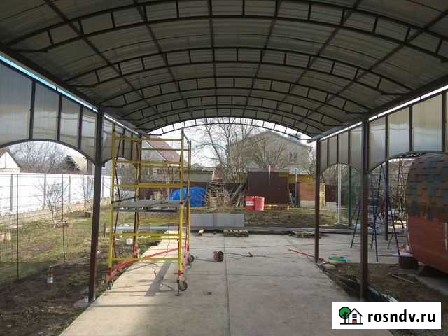 Навес для автомобиля / Навесы из профнастила Целинное - изображение 1