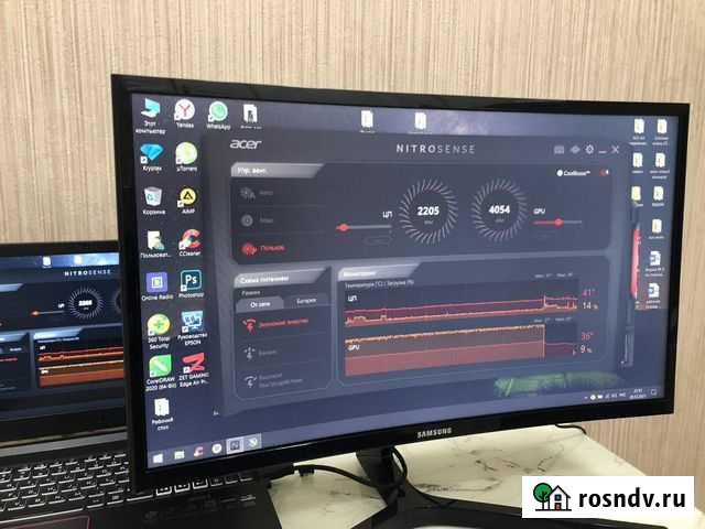 Монитор Samsung 23,5’’ C24RG50FQI черный Бежецк - изображение 1