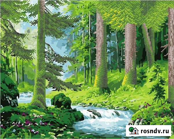 Картина по номерам + алмазная мозаика, 2в1 Омск - изображение 1