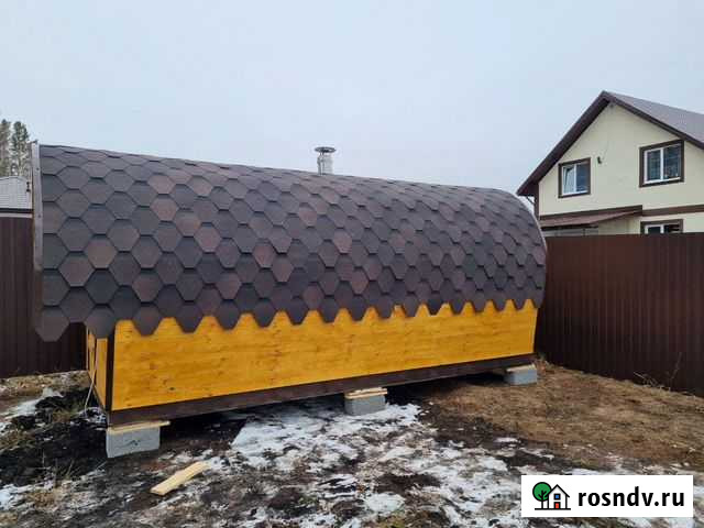 Баня бочка 5 метров от производителя Тюмень - изображение 1