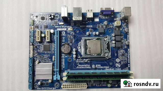 Комплект S-1155 H61+Xeon E3-1220+DDR3 16Gb Ростов-на-Дону - изображение 1