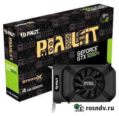 Видеокарта GeForce GTX 1050 TI 4GB palit StormX Калининград