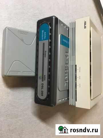 Adsl modem D-link и Asus. цена за оба Краснодар - изображение 1