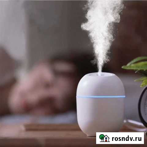 Новый увлажнитель воздуха с разноцветной подсветко Санкт-Петербург - изображение 1