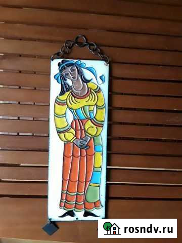 Картина чеканка с эмалью СССР Санкт-Петербург - изображение 1