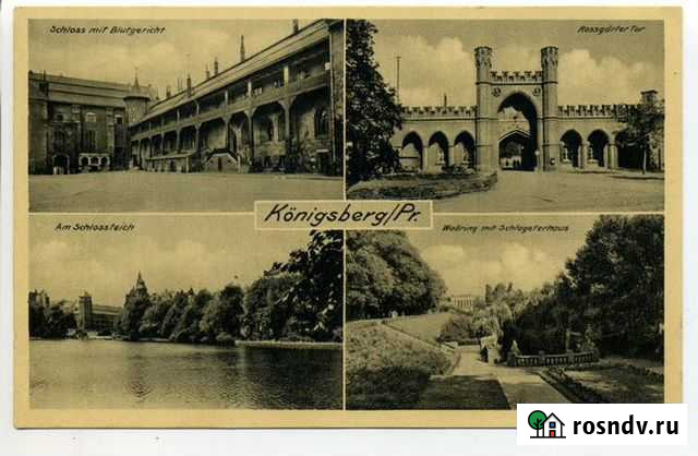 Открытка Кенигсберг Пруссия до 1945 г. антиквариат Калининград - изображение 1