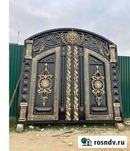 Кованые ворота Хасавюрт - изображение 1