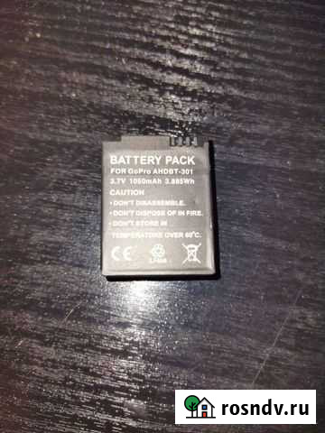 Gopro hero 2 аккумулятор Смоленск - изображение 1