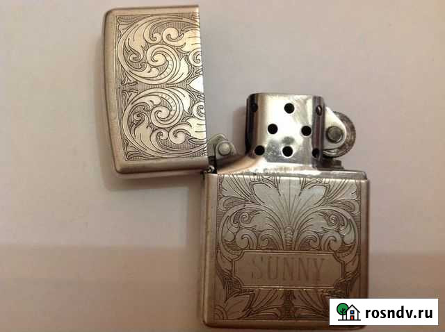 Зажигалка Zippo Sterling silver Серебро 1993 USA Москва - изображение 1