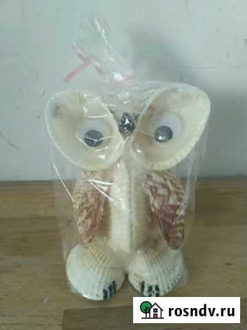 Сова из ракушек статуэтка Люберцы - изображение 1