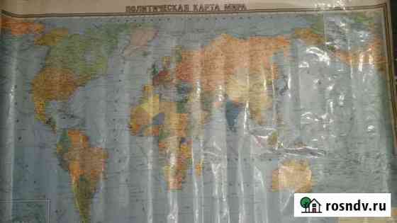 Политическая карта мира 1980 г Мурманск