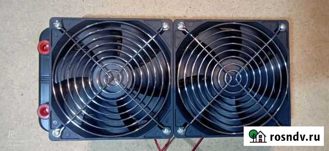 Комплект Радиатор с вентиляторами 120мм 240мм Новочеркасск - изображение 1
