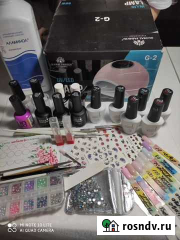 Лампа для ногтей набор гель-лаки Брянск - изображение 1